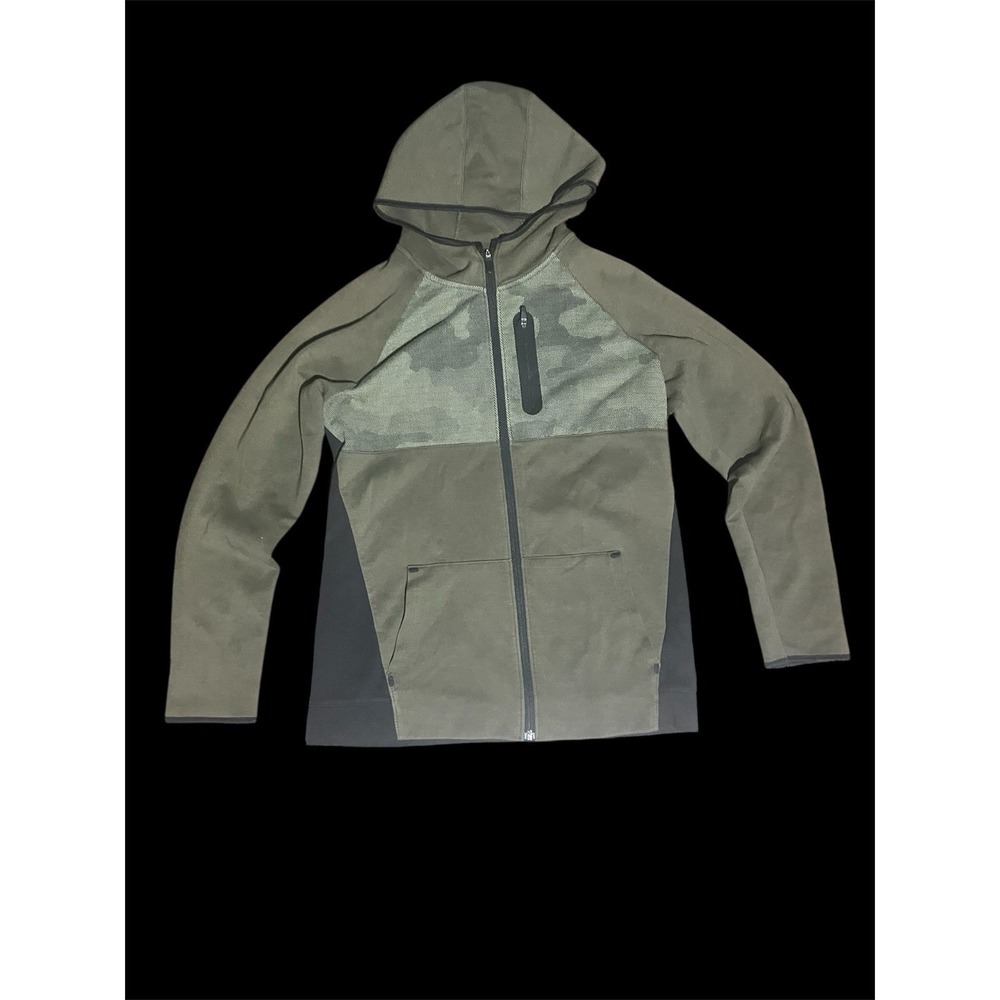 Old Navy Boys XL 14-16 Activewear Dynamic Fleece Camo Zip‎ Hoodie.